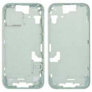 For iPhone 15 Middle Frame Bezel Plate with Side Keys + Card Tray, Version:CE EU Version(Green)