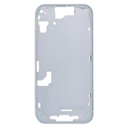 For iPhone 15 Middle Frame Bezel Plate with Side Keys + Card Tray, Version:CE EU Version(Blue)