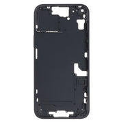 For iPhone 15 Plus Middle Frame Bezel Plate with Side Keys + Card Tray, Version:China Version(Black)