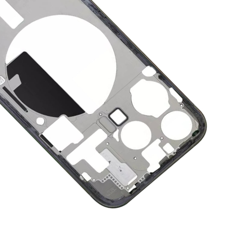 For iPhone 15 Pro Middle Frame Bezel Plate with Side Keys + Card Tray, Version:China Version(Black)
