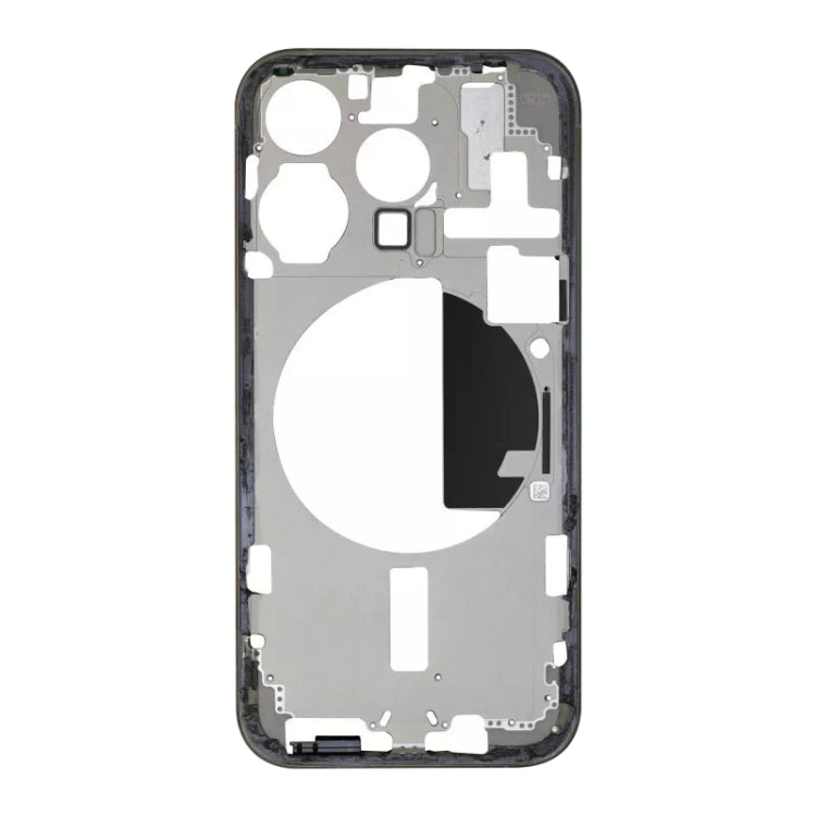 For iPhone 15 Pro Middle Frame Bezel Plate with Side Keys + Card Tray, Version:US Version(Black)