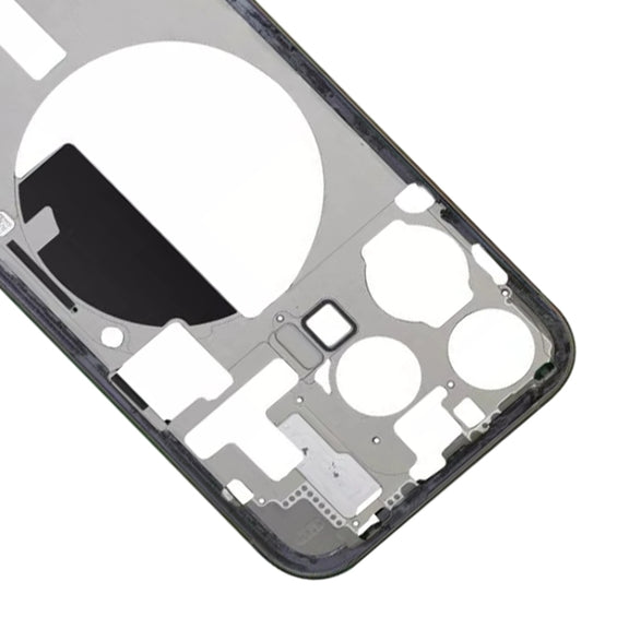 For iPhone 15 Pro Middle Frame Bezel Plate with Side Keys + Card Tray, Version:CE EU Version(Black)