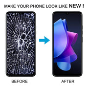 For Tecno Spark Go 2023 BF7n OEM LCD Screen Digitizer Full Assembly With Frame