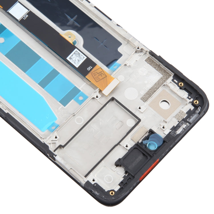 For Tecno Spark 20 Pro 4G KJ6 OEM LCD Screen Digitizer Full Assembly With Frame