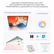 HUAWEI MatePad Air 12 inch WiFi Tablet PC, 8GB+256GB, HarmonyOS 4.2 Hisilicon Kirin 9000W, Not Support Google Play(White)