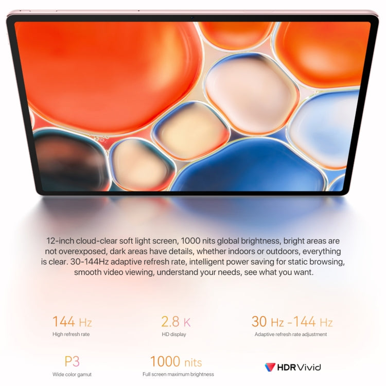 HUAWEI MatePad Air 12 inch WiFi Tablet PC, 8GB+256GB, HarmonyOS 4.2 Hisilicon Kirin 9000W, Not Support Google Play(White)
