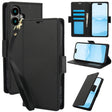 For iPhone 16 Side Buckle RFID Anti-theft Leather Phone Case(Black) - iPhone 16 Cases by PMC TechLife | Online Shopping South Africa | PMC TechLife | Buy Now Pay Later Mobicred