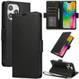 For iPhone 16 Pro Max Side Buckle RFID Anti-theft Leather Phone Case(Black) - iPhone 16 Pro Max Cases by PMC TechLife | Online Shopping South Africa | PMC TechLife | Buy Now Pay Later Mobicred