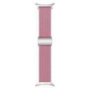 For Samsung Galaxy Watch Ultra 47mm Nylon Loop Magnetic Buckle Watch Band(Pink)