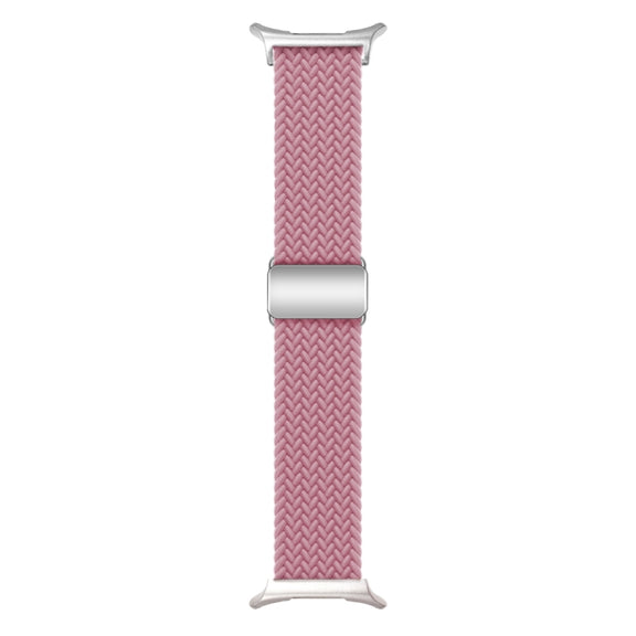 For Samsung Galaxy Watch Ultra 47mm Nylon Loop Magnetic Buckle Watch Band(Pink)