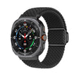 For Samsung Galaxy Watch Ultra 47mm Nylon Loop Magnetic Buckle Watch Band(Black) - Watch Bands by PMC TechLife | Online Shopping South Africa | PMC TechLife | Buy Now Pay Later Mobicred