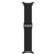For Samsung Galaxy Watch Ultra 47mm Nylon Loop Magnetic Buckle Watch Band(Black)