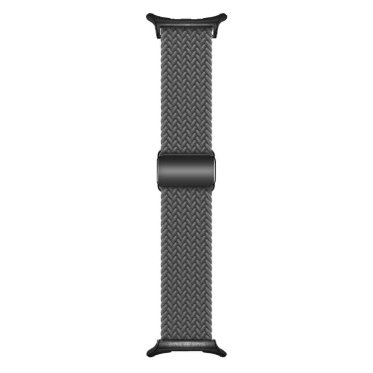 For Samsung Galaxy Watch Ultra 47mm Nylon Loop Magnetic Buckle Watch Band(Space Grey)