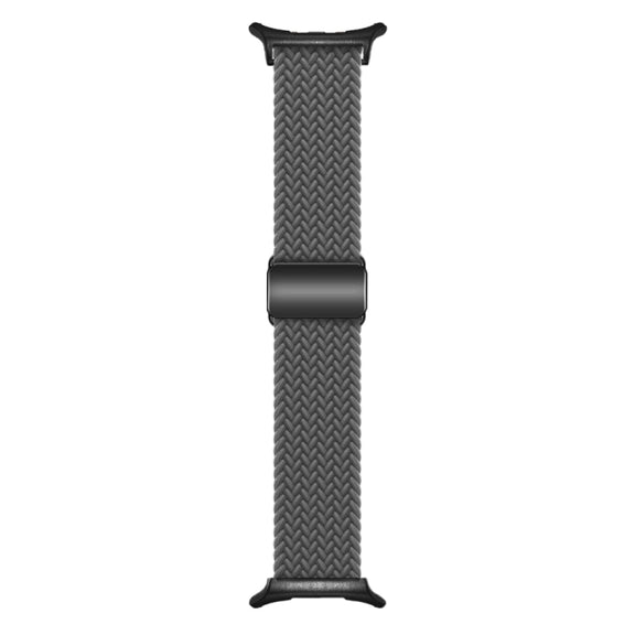 For Samsung Galaxy Watch Ultra 47mm Nylon Loop Magnetic Buckle Watch Band(Space Grey)