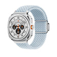 For Samsung Galaxy Watch Ultra 47mm Nylon Loop Magnetic Buckle Watch Band(Fog Blue) - Watch Bands by PMC TechLife | Online Shopping South Africa | PMC TechLife | Buy Now Pay Later Mobicred