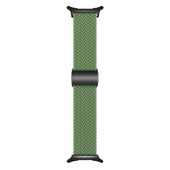 For Samsung Galaxy Watch Ultra 47mm Nylon Loop Magnetic Buckle Watch Band(Cactus)