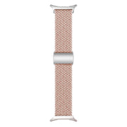 For Samsung Galaxy Watch Ultra 47mm Nylon Loop Magnetic Buckle Watch Band(Starlight Pink)