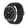 For Samsung Galaxy Watch Ultra 47mm Nylon Loop Magnetic Buckle Watch Band(Starlight Black) - Watch Bands by PMC TechLife | Online Shopping South Africa | PMC TechLife | Buy Now Pay Later Mobicred