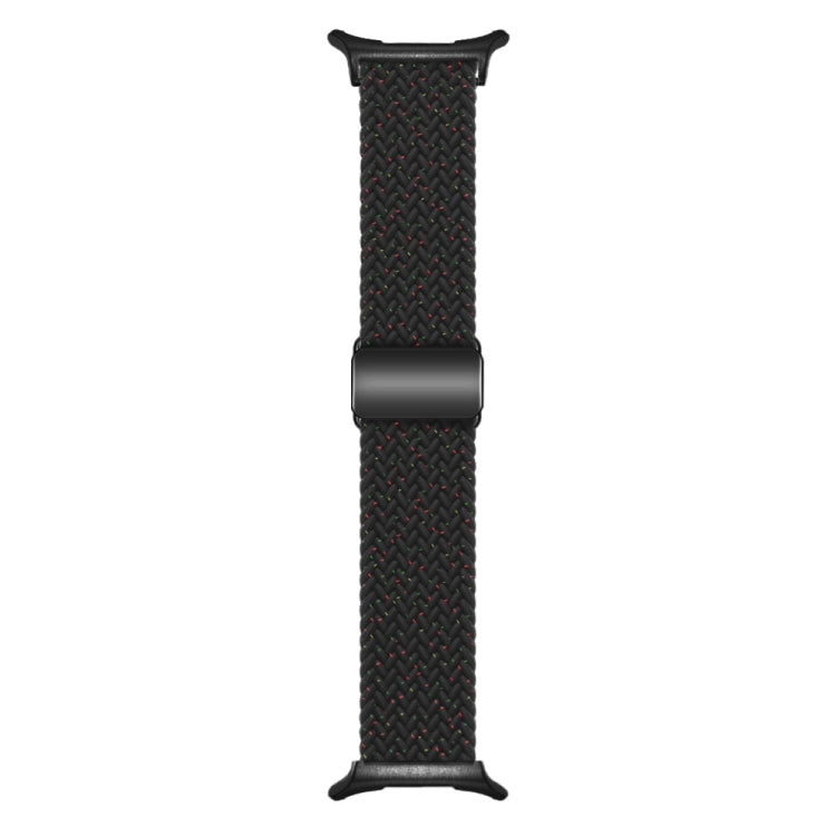 For Samsung Galaxy Watch Ultra 47mm Nylon Loop Magnetic Buckle Watch Band(Starlight Black)
