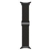 For Samsung Galaxy Watch Ultra 47mm Nylon Loop Magnetic Buckle Watch Band(Starlight Black)