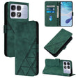 For Redmi K70 Ultra 5G Global Crossbody 3D Embossed Flip Leather Phone Case(Green) - free shipping - PMC Jewellery - Order now!
