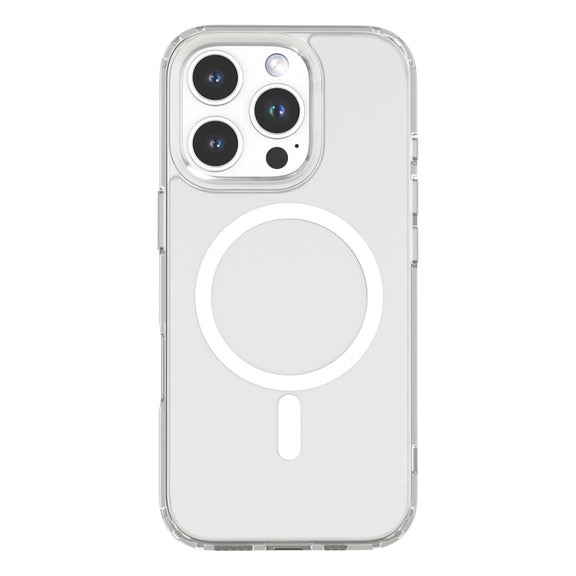 For iPhone 16 Plus Mutural Ice Series MagSafe Magnetic TPU Phone Case(Transparent)
