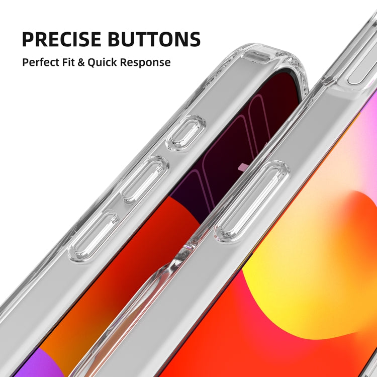 For iPhone 16 Plus Mutural Ice Series MagSafe Magnetic TPU Phone Case(Transparent)