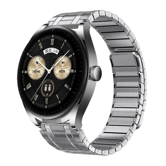 22mm AP Style Chain Magnetic Buckle Stainless Steel Watch Band(Silver)