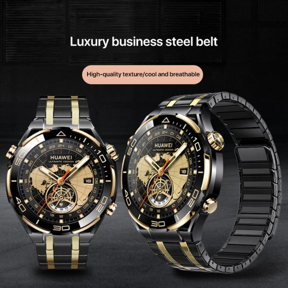 22mm AP Style Chain Magnetic Buckle Stainless Steel Watch Band(Silver)