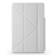 For Honor MagicPad 2 12.3 Fixed Buckle Magnetic Deformation Leather Tablet Case(Grey)