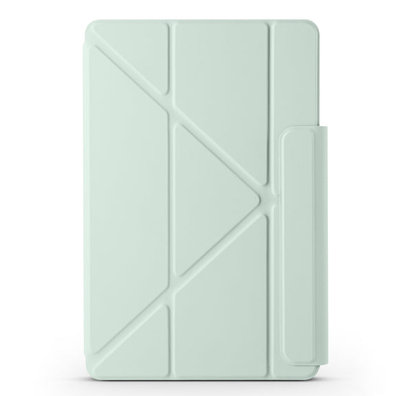 For Honor MagicPad 2 12.3 Fixed Buckle Magnetic Deformation Leather Tablet Case(Baby Green)