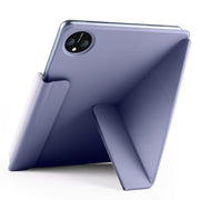 For Honor MagicPad 2 12.3 Fixed Buckle Magnetic Deformation Leather Tablet Case(Lavender Purple)