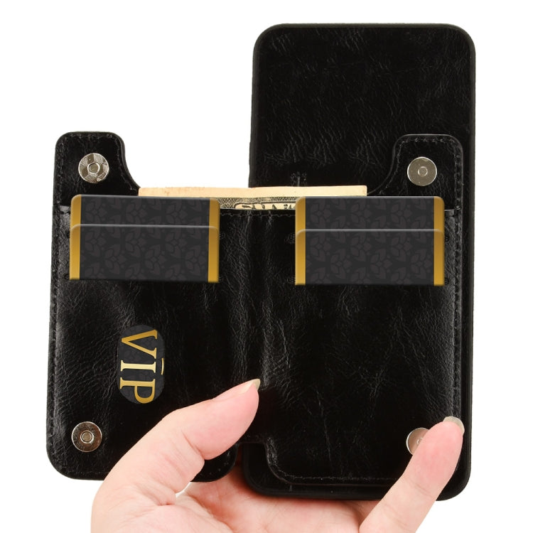 For Redmi K70 Ultra Cow Pattern Sewing Card Bag Phone Case(Black)