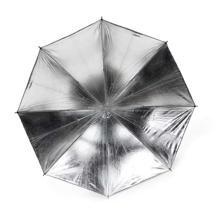 Godox UB002 Photography Studio Reflector Diffuser Umbrella, Size:33 inch 84cm(Black Silver)