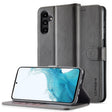 For Samsung Galaxy S24 FE 5G LC.IMEEKE Calf Texture Leather Phone Case(Grey) - free shipping - PMC Jewellery - Order now!