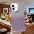 For iPhone 16 TPU + PC + Glitter Paper Full Coverage Phone Case(Purple) - iPhone 16 Cases by PMC TechLife | Online Shopping South Africa | PMC TechLife | Buy Now Pay Later Mobicred