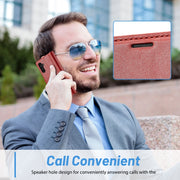 For Samsung Galaxy S24 FE 5G LC.IMEEKE Skin-friendly Card Slots Leather Phone Case(Red)