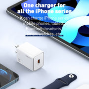 LDNIO A1508C PD30W USB-C / Type-C Fast Charger with 1m Type-C Cable(White)
