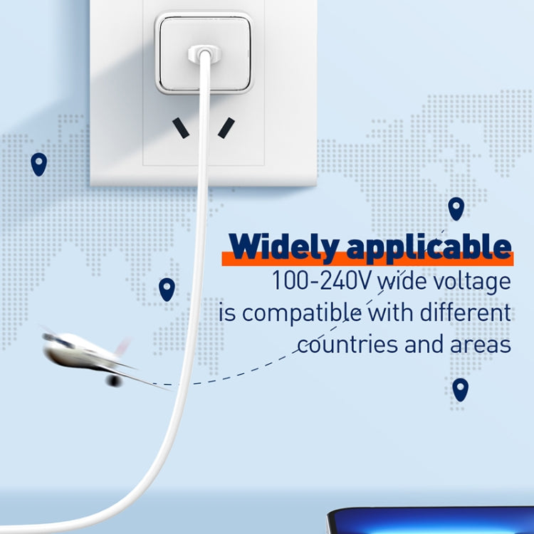 LDNIO A1508C PD30W USB-C / Type-C Fast Charger with 1m Type-C Cable(White)