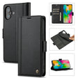 For iPhone 16 Plus LC.IMEEKE Skin-friendly Card Slots Leather Phone Case(Black) - iPhone 16 Plus Cases by LC.IMEEKE | Online Shopping South Africa | PMC TechLife | Buy Now Pay Later Mobicred