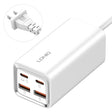 LDNIO A4610C PD65W Dual USB-C / Type-C + Dual USB Fast Charger, Cable Length: 1.5m, Plug Type:US Plug(White) - free shipping - PMC TechLife - Order now!