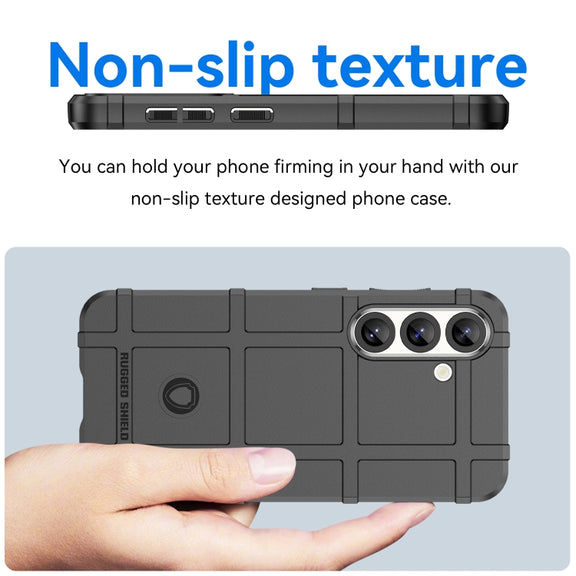For Samsung Galaxy S25 5G Full Coverage Shockproof TPU Phone Case(Black)