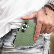 For Samsung Galaxy S25 5G Full Coverage Shockproof TPU Phone Case(Green)