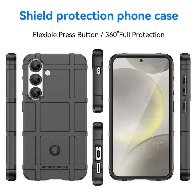 For Samsung Galaxy S25+ 5G Full Coverage Shockproof TPU Phone Case(Black)