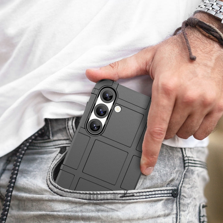 For Samsung Galaxy S25+ 5G Full Coverage Shockproof TPU Phone Case(Black)