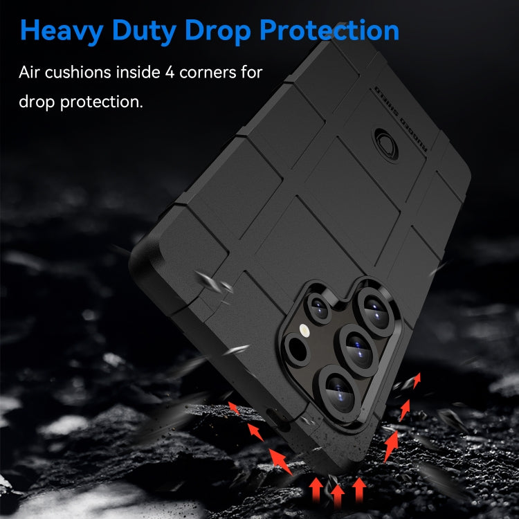 For Samsung Galaxy S25 Ultra 5G Full Coverage Shockproof TPU Phone Case(Black)