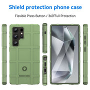 For Samsung Galaxy S25 Ultra 5G Full Coverage Shockproof TPU Phone Case(Green)