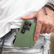 For Samsung Galaxy S25 Ultra 5G Full Coverage Shockproof TPU Phone Case(Green)
