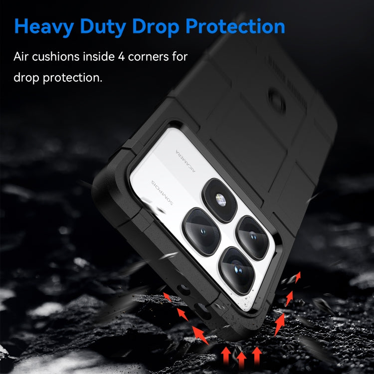 For Redmi K70 Ultra Full Coverage Shockproof TPU Phone Case(Black)