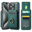 For iPhone 15 Pro Max DG.MING K1 MagSafe Detachable Wallet RFID Back Cover Phone Case(Green) - iPhone 15 Pro Max Cases by DG.MING | Online Shopping South Africa | PMC TechLife | Buy Now Pay Later Mobicred